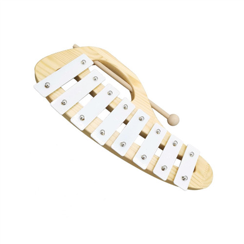 Portable Xylophone 8-Note Aluminum Plate Glockenspiel Percussion Instrument Professional Glockenspiel Kit