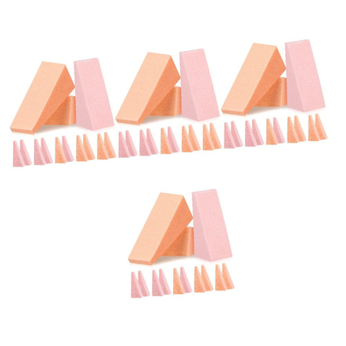 Balacoo 384 Pcs Makeup Sponge Body Sponge Blender Sponge Beauty Sponges Cosmetic Wedges Foam Wedges Makeup Powder Sponges Small Makeup Tools Makeup Supplies Makeup Accessories Set Triangle