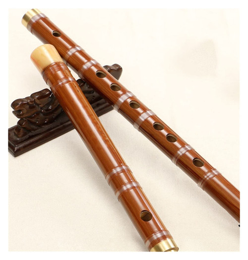 KERREY Beginners Bamboo Flute Bitter Bamboo Two-Section Flute Bamboo Flute Adult Beginner Entry Wind Instrument GFEDC Tune (Color : F Key)