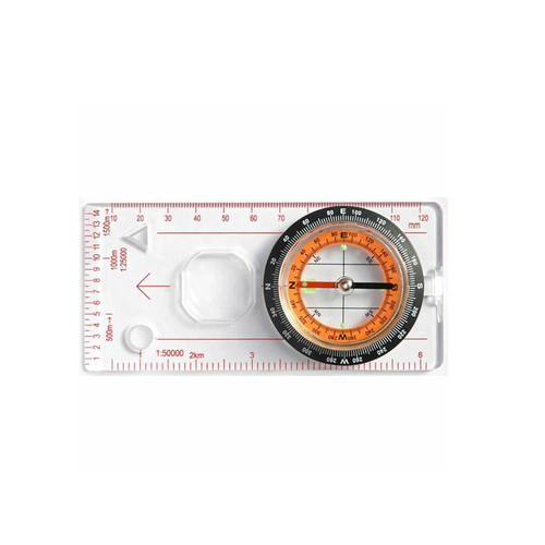 TAPHET Compass Compass Hiking Survival Professional Portable Magnifying Compass Ruler Scale Scout Hiking Camping Boating Orienteering Map