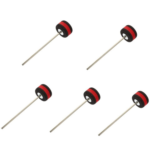 Milisten 5pcs drum kit hammer cajon accessories Drum Pedal Part Percussion Drum Pedal Beater bass drum beater cajon pedal drum foot pedal beater Drum Kick Beater Metal m1 single pedal major