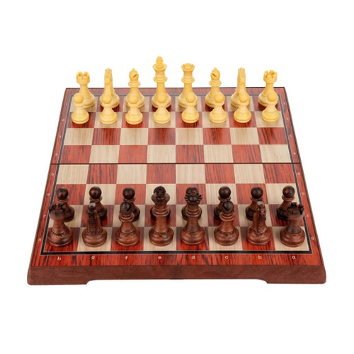 Chess Board Set Chess Game Chess Sets for Adults Kids with Magnetic Chess Pieces, Chess Board Game Folding Compact Portable Travel Chess, Ideal Halloween Christmas Birthday Gift Chess Set Chess Boards
