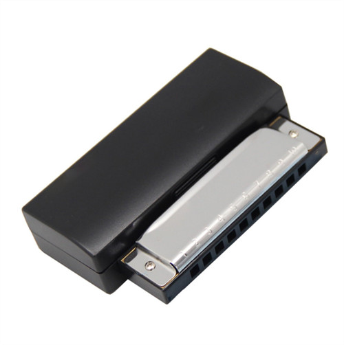 10 Hole Professional Harmonica For Beginners Brass Reeds Diatonic Harmonica With Case Beginner Harmonica (Color : Key-G)