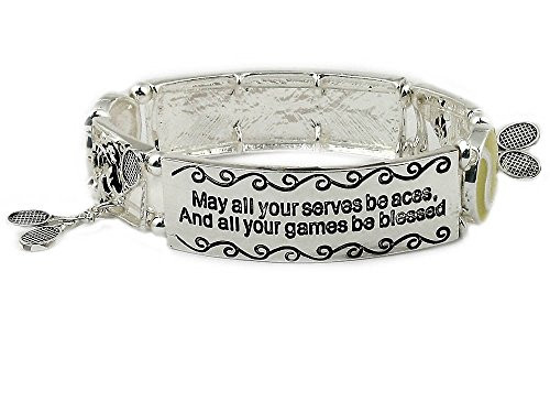 Tennis Bracelet, Tennis gift for tennis player, coach and team.