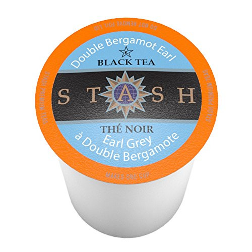 Stash Tea Double Earl Grey Single-Cup Tea for Keurig K-Cup Brewers, 24 Count Stash Tea Double Earl Grey Single-Cup Tea for Keurig K-Cup Brewers, 24 Count