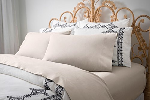 Magnolia Organics Percale Collection Pillowcase Pair - Standard, Natural