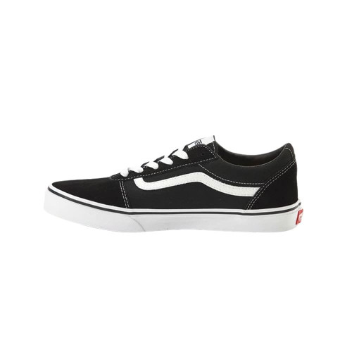 Vans Ward Low-Top Trainers Sneakers, Black ((Suede/Canvas) Black/White Iju), 6.5 US Unisex Little Kid