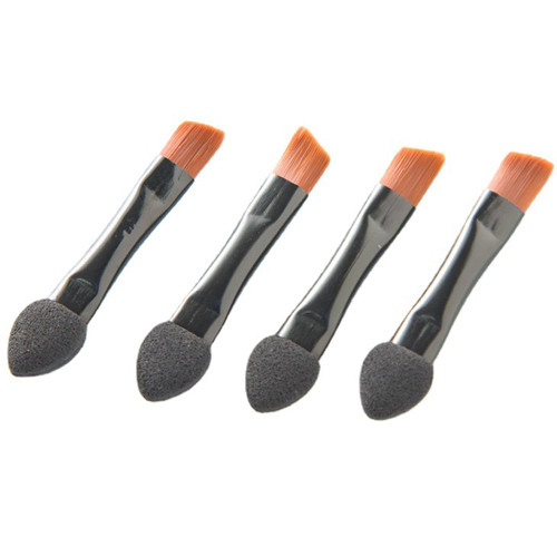 20 Pcs Mini Eyeshadow Applicator Double Sided Eye Shadow Sponge Brush Angled Eye Brow Brush Makeup Brush Tool