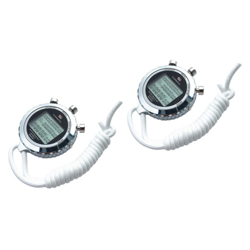 Unomor 2 pcs Electric timers Referee Training Timing Handheld up Timer Resistant Stop Watch Sports Game Timer Chronograph Stop Watches Electrical Timer Stopwatch