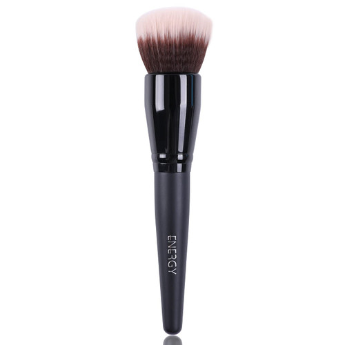 ENERGY Smoothing Face Brush Blush Makeup Brush for Liquid Foundation,Blusher,Powder Blending Stippling Buffing Premium Vegan Synthetic Flawless Kabuki Makeup Brush