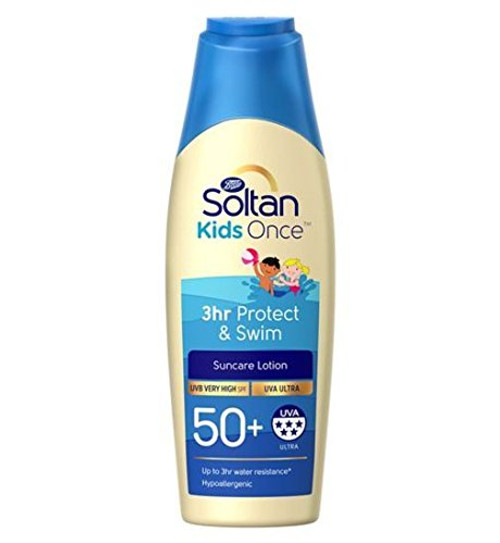 Soltan Once Kids 3hr Protect & Swim lotion SPF50+ 200ml