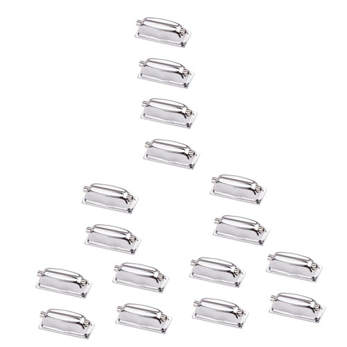 ERINGOGO 16 Pcs Drum Ear Double-end Lug Floor Tom Dual-end Lugs Drum Claw Ear Drum Lug Replacement Snare Drum Kit Drum Percussion Lug Drum Claw Hooks Drum Mutes Hardware Iron Single Ended