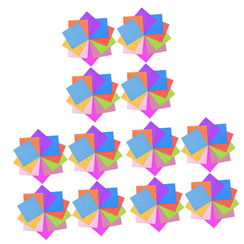 Ciieeo 600 Pcs Origami Kid Crafts Kids Arts and Crafts Arts and Crafts for Kids DIY Supplies Kids Playthings DIY Material Child Paper Handicrafts Flash