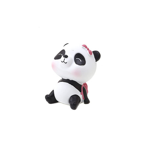 Car Doll Decoration Ornament Forest Animals Creative Resin Figurine Miniature Ornaments Cute Doll Creative Gift Simulation Car Toy Accessories for Car Dashboard Home Desk Panda
