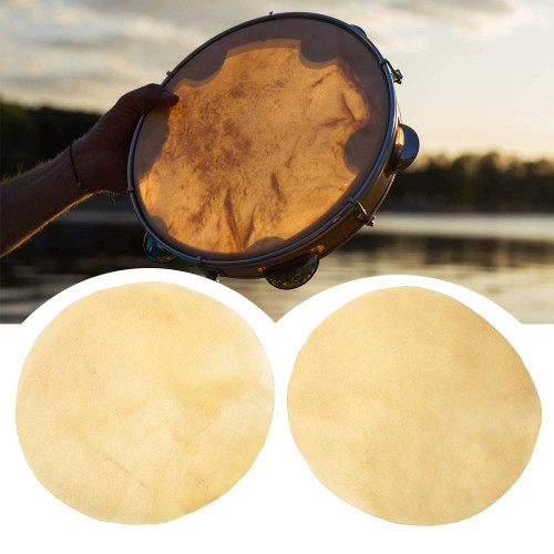Doumbeks Drum Shield 2pcs 42cm Bongo Drum Head Skin Drum Repair Kit for Bongo Conga African Drum