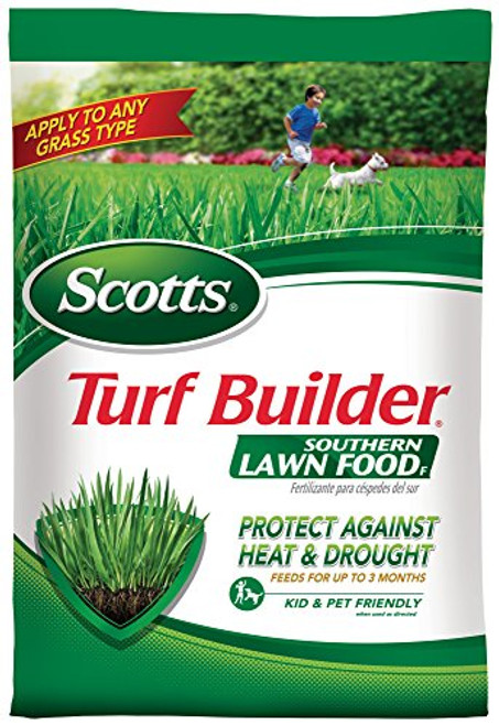 Scotts Turf Builder Southern Lawn Food F | Florida Lawn Fertilizer | 14 Lb. | Protect Against Heat & Drought | Feeds for Up to 3 Months | Apply to Any Grass Type | Covers 5,000 sq. ft. | 20211