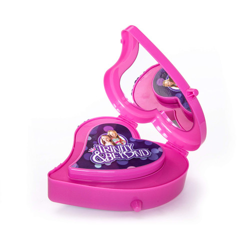 Trinity & Beyond Might Mystery Heart Surprise Pack - Series 2: Jewelry Box, 3 Buildable Figures, 2 Bracelets, 3 Rings, 8 Hair Clips, 20 Charms, and 3 Stickers, Unboxing Mystery Set