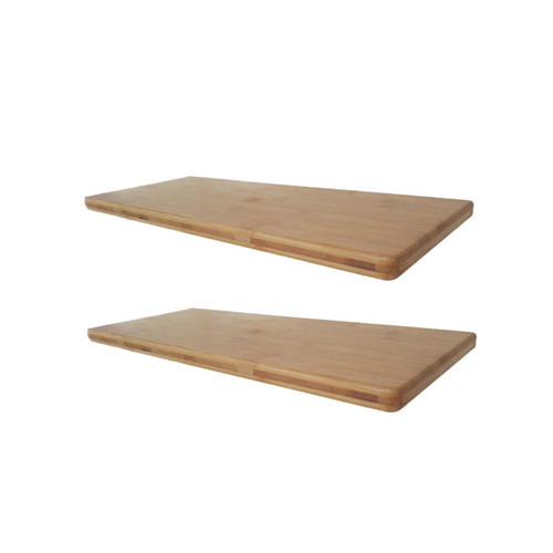 DOITOOL 2 Pcs Wood Storage Shelves Rustic Decor Wood Decor Wall Mounted Shelves for Storage Wooden Book Shelf Wood Wall Shelf Wooden Bookshelf Wall Shelves Wooden Rack No Punching Bamboo