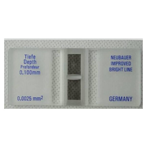 XuuSHA Microscope Accessories kit Slide Preparation camer 1pcs Counting Chamber with Bright Line Microscope Accessories