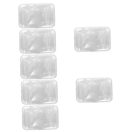 NOLITOY 7 Sets Lip Brush Lip Balm Applicator Makeup Disposable Applicators Makeup Lip Gloss Makeup Brush Lip Gloss Brush Makeup Applicator Lip Gloss Applicator Clean Miss Lip Mask White