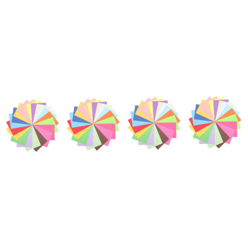 LALAFINA 400 Pcs Origami Colored Copy Coloured Card Japanese Decor Cardstock 8.5 x 11 Crafts for Kids Activities Scrapbooking Supplies Scrapbook Embellishments Manual Child Paper Card Stock