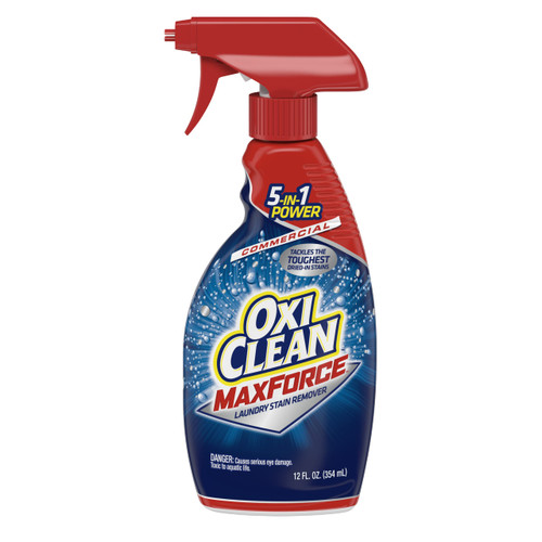 OxiClean 5703700070CT Max Force Stain Remover, 12 fl oz Spray Bottle (Case of 12)