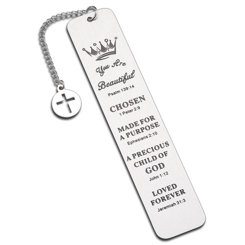 Christian Bookmark Gifts for Women Inspirational Bible Verse Bookmark for Girls Daughter Book Lovers Birthday Christmas Stocking Stuffers for Female Friend Sister Baptism Religious Church Bulk Gifts Christian Bookmark Gifts for Women Inspirational Bible Verse Bookmark for Girls Daughter Book Lovers Birthday Christmas Stocking Stuffers for Female Friend Sister Baptism Religious Church Bulk Gifts