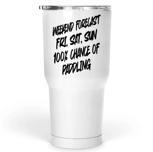 Kayak Owner's Gift for Kayaking Enthusiasts, Ideal for Nephew's Graduation - Weekend Forecast, Funny Quote on 30 Oz White Stainless Steel Large Tumbler Kayak Owner's Gift for Kayaking Enthusiasts, Ideal for Nephew's Graduation - Weekend Forecast, Funny Quote on 30 Oz White Stainless Steel Large Tumbler