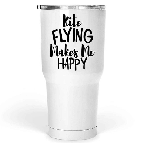 Kite-flying Enthusiast Gift, for Grandfather's Birthday - for Ages 578 and Up - Let's Go Fly a Kite Quote - 30 Oz White Stainless Steel Large Tumbler Kite-flying Enthusiast Gift, for Grandfather's Birthday - for Ages 578 and Up - Let's Go Fly a Kite Quote - 30 Oz White Stainless Steel Large Tumbler