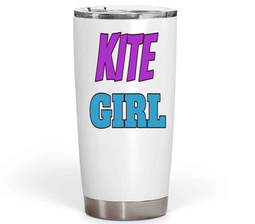 Trendy Kite Design Gift, Ideal for Girls Age 79 - Gift Idea Quote on 20 Oz White Stainless Steel Fat Tumbler Trendy Kite Design Gift, Ideal for Girls Age 79 - Gift Idea Quote on 20 Oz White Stainless Steel Fat Tumbler