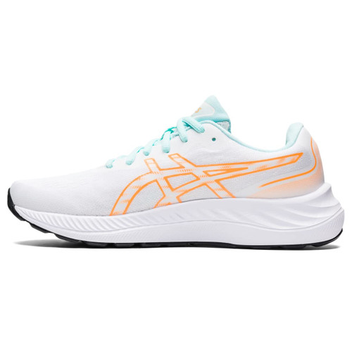 ASICS Women's Gel-Excite 9 Running Shoes, 11, White/Orange POP