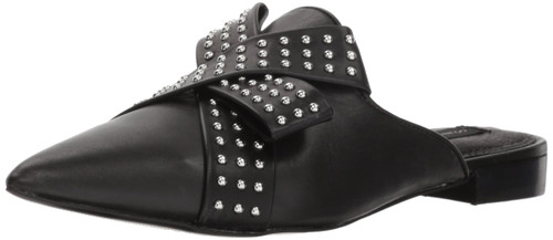 STEVEN by Steve Madden Women's Vander-S Mule, Black Leather, 6 M US