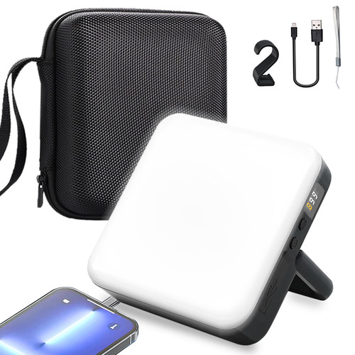 LED Camping Lantern Rechargeable,1000LM, 4 Light Modes,Waterproof,Portable Lanternwith Magnetic Base,13500mAh Emergency Light for Hurricane, Power Outages, Home, Hiking, Water-Resistant