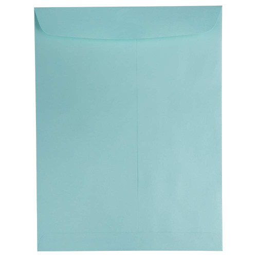 JAM PAPER 10 x 13 Open End Catalog Premium Envelopes - Aqua Blue - 50/Pack
