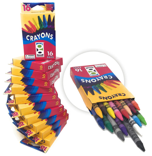 Washable Crayons for Toddlers Crayons for Adult Coloring Books Crayon Set Toddler Crayons Bulk Crayons Crayon Box Crayon Packs Kids Crayons Box of Crayons Color Crayons Non Toxic Crayons 16 (48 Packs)