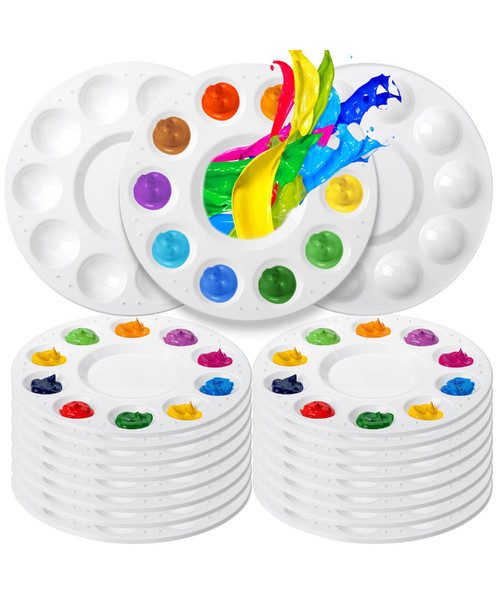 Mr. Pen- Paint Tray Palettes, 16 Pack, Paint Pallet, Paint Tray, Paint Palette Tray, Paint Supplies, Palette, Paint Holder, Painting Palette, Paint Trays for Kids, Plastic Palette Mr. Pen- Paint Tray Palettes, 16 Pack, Paint Pallet, Paint Tray, Paint Palette Tray, Paint Supplies, Palette, Paint Holder, Painting Palette, Paint Trays for Kids, Plastic Palette