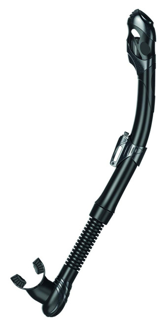 SEAC Vortex Dry Snorkel - Black/Black Metal, None
