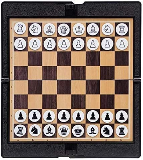 Chess Portable Set Magnetic Set Wallet Appearance Portable Folding Chessboard Board Games Travel Party Children Gift International LQHZWYC