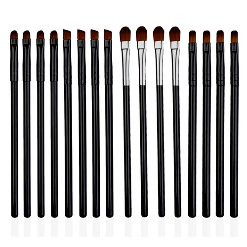 24 Pcs Eyeliner Brush Fine Angled Eye Liner Brushes Ultra Thin Eyeliner Liner Brush Fine Flat Slanted Eyebrow Brush Thin Lash Liner Brushes Makeup Brushes Lip brush Point Slanted Tinting Brushes