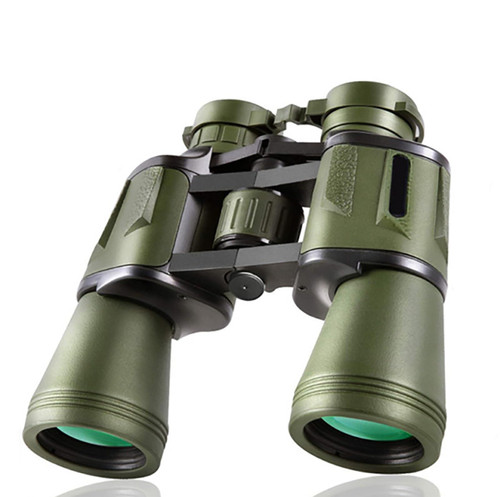 20x50 Binoculars for Adults with Low Light Night Vision-28mm Large Eyepiece Waterproof Binoculars for Bird Watching Hiking Concert Travel with BAK4 Prism FMC Lens (Color : Green)
