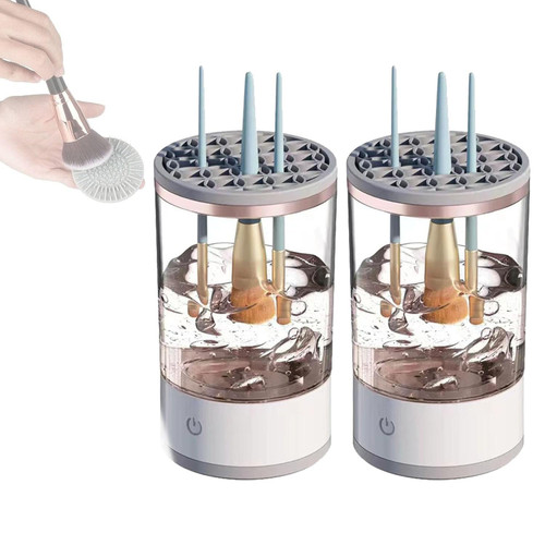 Brushly Pro Cosmetic Brush Cleaner, Brushly Pro Cleaner, Brushy Makeup Brush Cleaner (2PCS) Brushly Pro Cosmetic Brush Cleaner, Brushly Pro Cleaner, Brushy Makeup Brush Cleaner (2PCS)