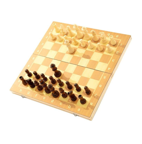 AMYSTY Chess Game Set Chess Set Chess Board Set Magnetic Solid Wood Folding Chessboard Magnetic Chess Pieces? Exquisite Wooden Chess Set Chess Board Game Chess Game (Size : 34 * 34cm)