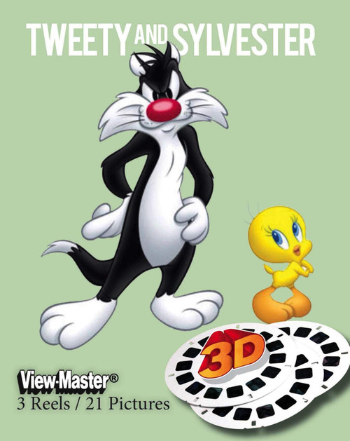 Tweety and Sylvester - Classic View-Master - 3 Reel Set - 21 3D Images Tweety and Sylvester - Classic View-Master - 3 Reel Set - 21 3D Images