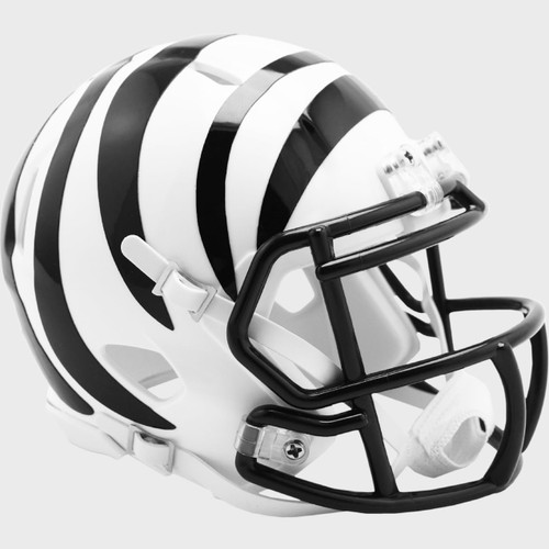 Cincinnati Bengals Alternate On-Field White Revolution Speed Mini Football Helmet - New in Riddell Box Cincinnati Bengals Alternate On-Field White Revolution Speed Mini Football Helmet - New in Riddell Box