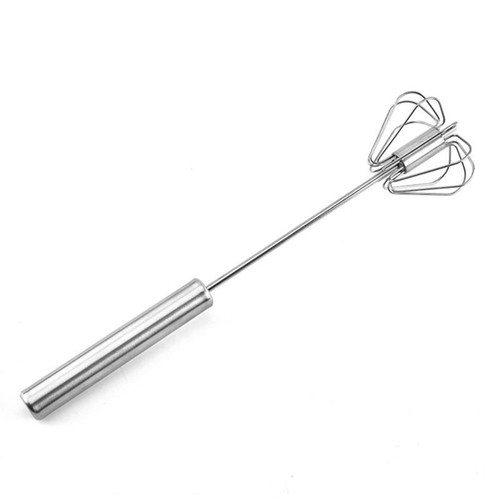 MAJHER Whisks for Cooking Stainless Steel Manual Self Egg Hand Mixer Self Turning Egg Stirrer Whisk Semi-Automatic Egg Beater for Kitchen Cooking Tools Whisk