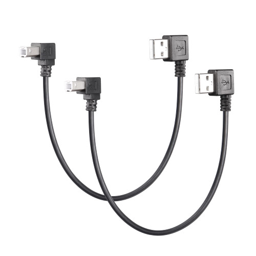 CERRXIAN 90 Degree USB A to B Cable Printer Cable, 1ft Left Angle USB 2.0 Type A Male to Down Angle USB 2.0 Type B Male Scanner Cable(dd) CERRXIAN 90 Degree USB A to B Cable Printer Cable, 1ft Left Angle USB 2.0 Type A Male to Down Angle USB 2.0 Type B Male Scanner Cable(dd)