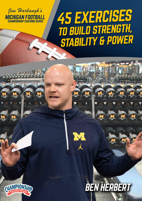 Michigan Football Series: 45 Exercises to Build Strength, Stability & Power
