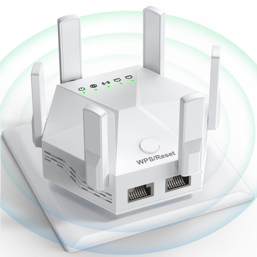 2024 WiFi Extender Signal Booster for Home Powerful 6 Antennas WiFi Booster - up to 10000 sq.ft Coverage, 1200Mbps Dual Band 5GHz/2.4GHz Long Range Wireless Internet Booster WiFi Repeater 2024 WiFi Extender Signal Booster for Home Powerful 6 Antennas WiFi Booster - up to 10000 sq.ft Coverage, 1200Mbps Dual Band 5GHz/2.4GHz Long Range Wireless Internet Booster WiFi Repeater