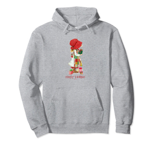 Holly Hobbie Christmas Vintage Patchwork Quilt Holiday Apron Pullover Hoodie