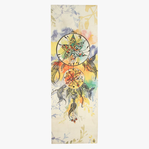 Shakti Warrior Akasa Yoga Mat - Artist Designed, Premium eco friendly mats, Non Slip, Non toxic, Great For Regular & Hot Yoga, Pilates and Workouts (72 inch x 24 inch x 5mm thick)